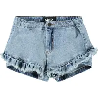 Molo Shorts - Denim - Agnetha - Vasket med nødstilfeller - - 4 år (104) - Shorts