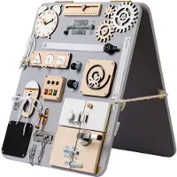 Woobiboo Woobiboard - Pluss stående - Grey/Natural - - OneSize - Tumledyr