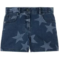 Stella McCartney Kids Denimshorts - Blå/Hvit m. Stjerner - - 14 år (164) - Shorts