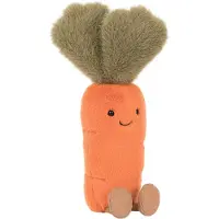 Jellycat Kosedyr - 28x6 cm - Amuseables Gulrot - - OneSize - Kosedyr