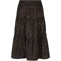 Rosemunde Skjørt - Resirkulert Polyester stoff - Røkt Oak Snake - - 4 år (104) - Skjørt