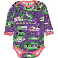 Smafolk Body I/e - Lilla m. Landskap - - 62 - Langermet Body