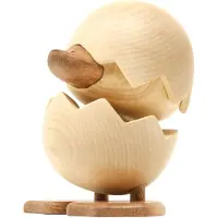 FableWood H.C. Andersen - Den Grimme Ælling - 8 cm - Naturlig - - OneSize - Dekorasjon
