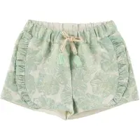 Mini A Ture X-Mas Shorts - Merle - Aqua Skum Green - - 4 år (104) - Shorts