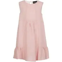 Emporio Armani Kjole - Rosa/Hvit Rutet - - 4 år (104) - Kjole