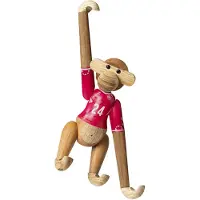Kay bojesen Trefigur - Ape - DBU Kvinne 2024 - Liten - Teak/Lim - - OneSize - Dekorasjon