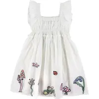 Stella McCartney Kids Kjole - Ivory m. Broderi - - 8 år (128) - Kjole