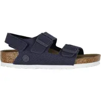 Birkenstock Sandaler - Milan HL Nagle Logo - Vegan Canvas Midni - - 27 - Sandals