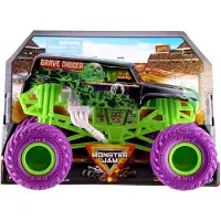Monster Jam Samler Truck - 1:24 - Gravgraver - Grønn/Lilla - - OneSize - Bil