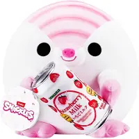 Snackles Kosedyr - 20 cm - Beltedyr Lucy m. Strawberry Melk - - OneSize - Kosedyr