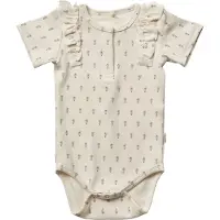 Sofie Schnoor Body k/e - Viskose/Bomull - Antique White - - 68 - Kortermet body