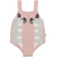 Stella McCartney Kids Body u/e - Strikk - Rosa m. Lamaer - - 3 md - Body uten ermer