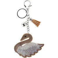 By Stær Nøkkelring - Svane - Gull/Multi - - OneSize - Nøkkelring