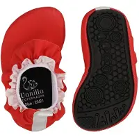 Vanilla Copenhagen Badesko - Berry m. Volanger - - 24/25 - Badesko