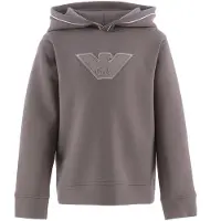 Emporio Armani Hettegenser - Gjørme m. Logo - - 8 år (128) - Hettegenser