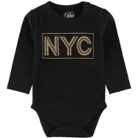 Sofie Schnoor Petit by Body I/e - NYC - Svart m. Glitter - - 68 - Langermet Body