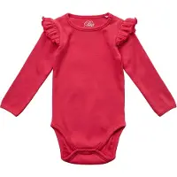 Sofie Schnoor Body I/e - Dicte - Berry Rød - - 74 - Langermet Body