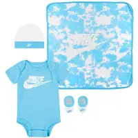 Nike Gaveeske - Body k/e/Lue/Sokker/Teppe - Baltiske Blue - - 6-12 md - Kortermet body