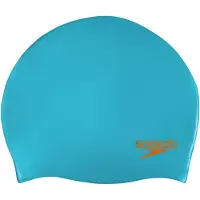 Speedo Badehette - Junior - Silikon - Blå/Oransje - - OneSize - Badehette