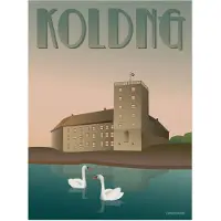 ViSSEVASSE Plakat - 30x40 - Kolding - Koldinghus - - OneSize - Plakat