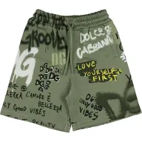 Dolce&Gabbana Shorts - Bermuda - Dark Green Skate - - 8 år (128) - Shorts