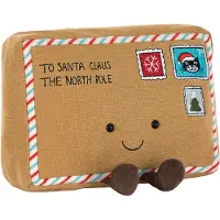 Jellycat Kosedyr - 15x18 cm - Morsomme brev til Santa - - OneSize - Kosedyr