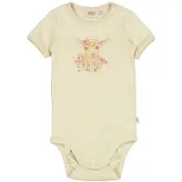 Wheat Body k/e - Flower Lam - Musling - - 74 - Kortermet body