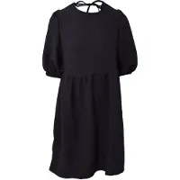 Hound Kjole - Crepe Puff- Svart - - 18 år (188) - Kjole