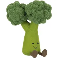 Jellycat Kosedyr - 24x21 cm - Amuseables Broccoli - - OneSize - Kosedyr