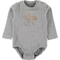 Mini A Ture Body - Yomia - Grå Melert - - 56 - Langermet Body