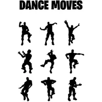 Citatplakat Plakat - A3 - Fortnite - Dance Bevegelser - - OneSize - Plakat