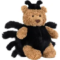 Jellycat Kosedyr - 26x17 cm - Bartolomeus Bear Spider - - OneSize - Kosedyr