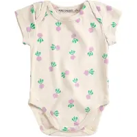 BOBO CHOSES Body k/e - Piksel Sugar Rødbeter - Offwhite - - 9 md - Kortermet body