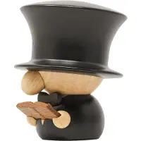 FableWood H.C. Andersen - 8 cm - Naturlig/Svart - - OneSize - Dekorasjon