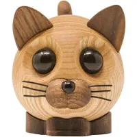 FableWood Pick-Me-Up Cat - Felix - 9 cm - Naturlig - - OneSize - Dekorasjon