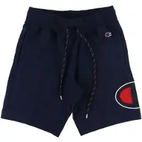 Champion Fashion Shorts - Bermuda - Navy m. Logo - - 16-18 år (176-188) - Shorts
