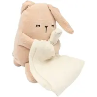 Fabelab Musikalsk bamse - Bunny - 18 cm - Dusty Rose - - OneSize - Kosedyr