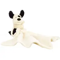 Jellycat Koseklut - 34x34 cm - Bashful Black &amp; Cream Puppy - - OneSize - Koseklut