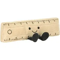Jellycat Kosedyr - 8x20 cm - Amuseables Linjal - - OneSize - Kosedyr