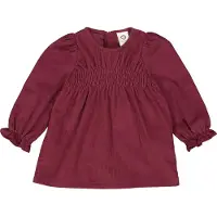 Müsli Kjole - Fløyel - Cabernet - - 1½ år (86) - Kjole