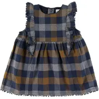 Mini A Ture Kjole - April - Black Iris Blue - - 1 år (80) - Kjole