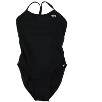 Tyr Badedrakt - Solid Durafast Cutoutfit - Svart - - 128 - Badetøy