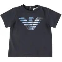 Emporio Armani T-skjorte - Navy m. Logo - - 1 år (80) - T-skjorte