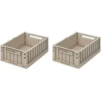 Liewood Sammenleggbare bokser - 36x25x13,5 cm - Medium+ - 2-pack - - OneSize - Sammenleggbar boks