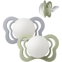 BIBS Couture Lysende smokker - Str. 1 - 2-pack - Anatomisk - Sag - - OneSize - Smokk