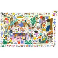Djeco Puslespill - 54 Brikker - Bursdag Party - - OneSize - Puslespill
