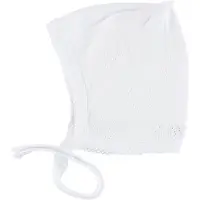 Smallstuff hjelm - Hvit m. Hullmønster - - 98/104 - Lue baby