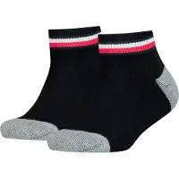 Tommy Hilfiger Sokker - 2-pack - Svart m. Grå - - 39/42 - Sokker