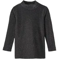 Name it Genser - NmfRota - Svart m. Sølvglitter - - 1 år (80) - Genser