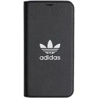 Adidas OR Booklet Case BASIC for iPhone 12 Pro Max - svart og hvit